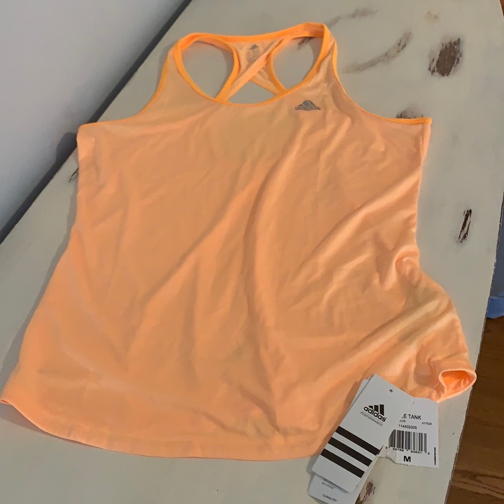 Adidas OrangeKeyhole Tank